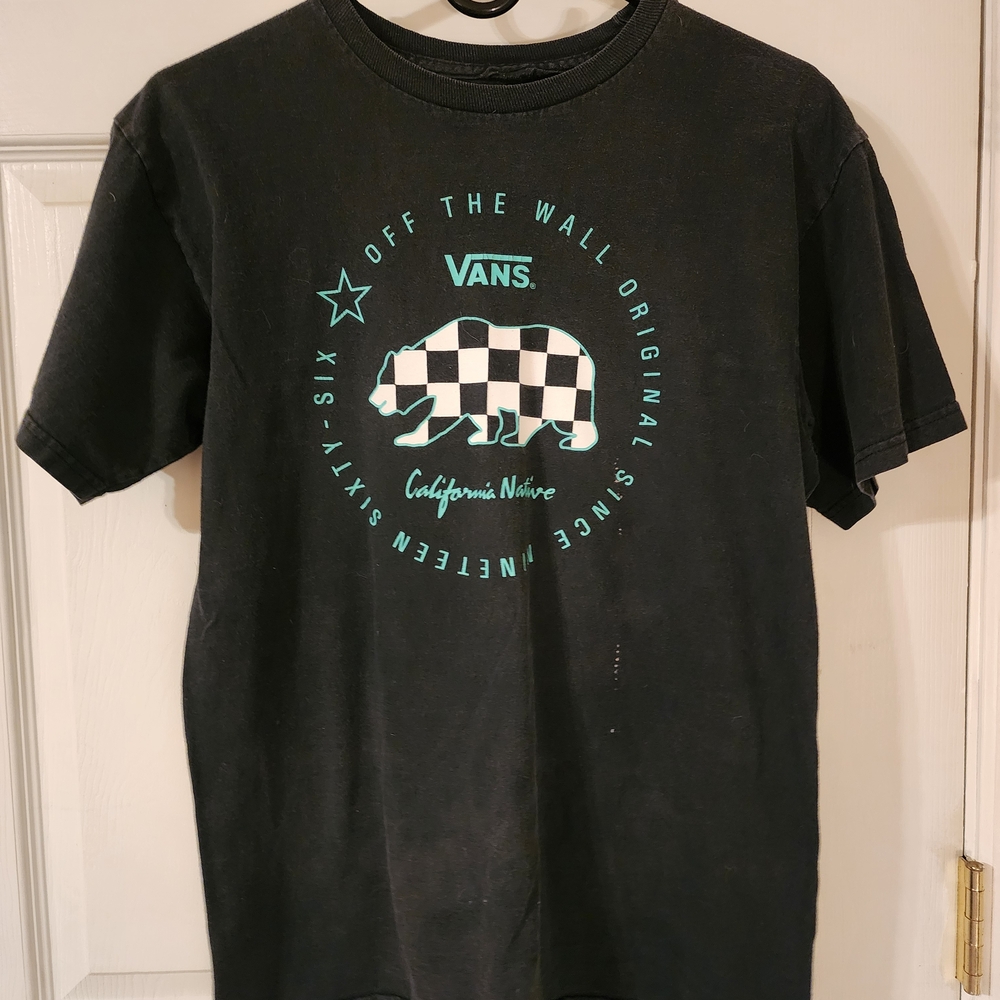 Vans Black Graphic T-Shirt for Men